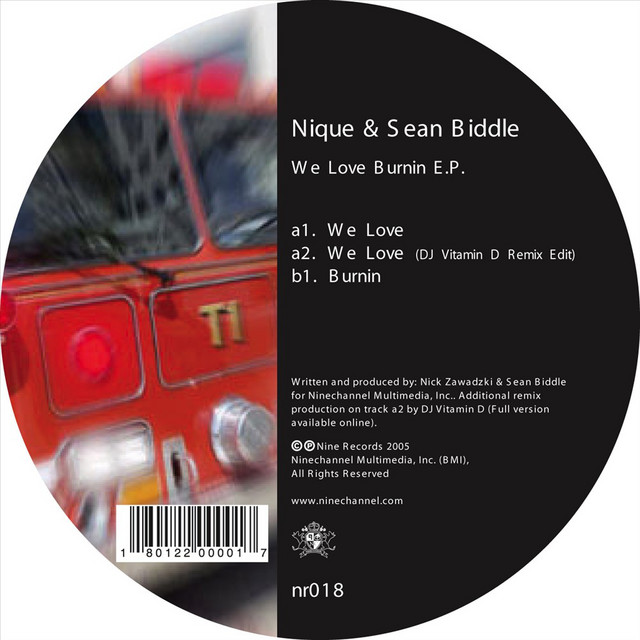 We Love Burnin E.p. cover
