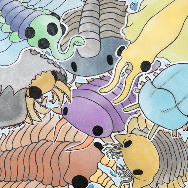 cambrian animals !! cover art