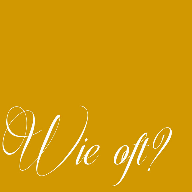 Wie oft? cover