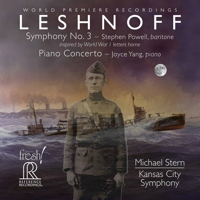 Jonathan Leshnoff: Symphony No. 3 & Piano Concerto (Live) cover art