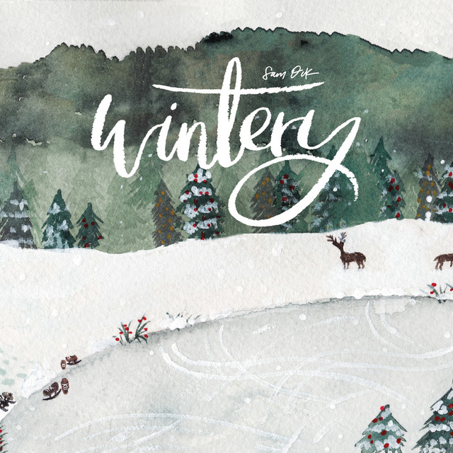 Wintery cover art