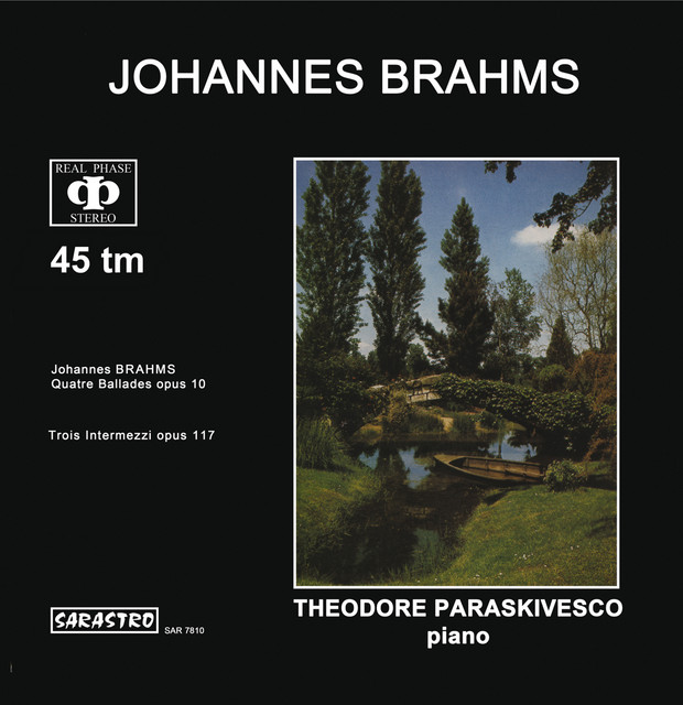 Brahms: Quatre Ballades, Op. 10 - Trios Intermezzi, Op. 117 cover