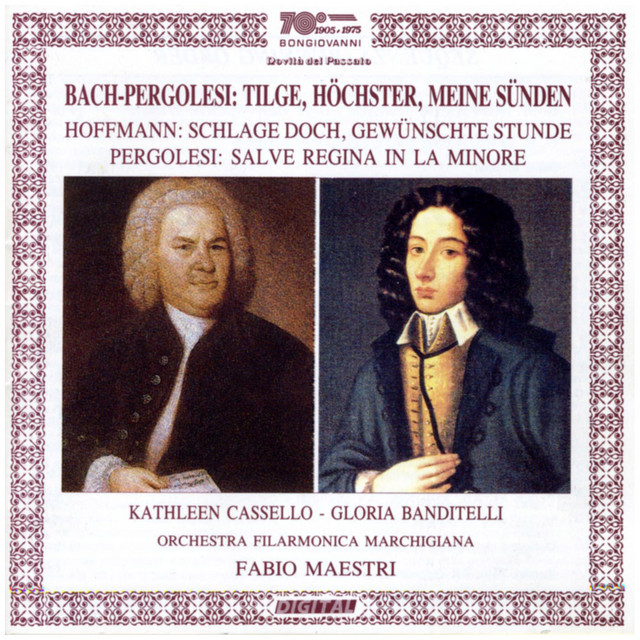 Bach: Tilge, Höchster, meine Sünden, BWV 1083 — Gloria Banditelli