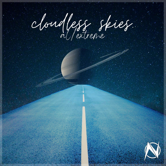 cloudless skies.