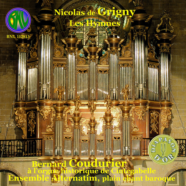 Nicolas de Grigny: Les Hymnes avec alternance de plain-chant baroque cover art