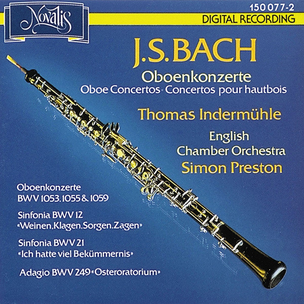 Johann Sebastian Bach: Oboenkonzerte cover art