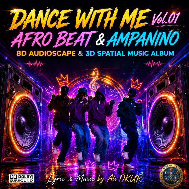 Dance With. Me! Dj.ALIO • AfroBeat Mix 2026 & Ampanino Music Album Vol.01 • (8D Audioscape & 3D Spatial Music Bass Boosted Extra Surround HQ Dolby Stereo) cover art