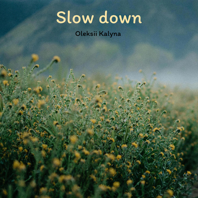 Обкладинка: Slow down — Oleksii Kalyna