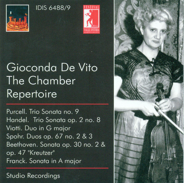 Chamber Music - Purcell, H. / Handel, G.F. / Viotti, G.B. / Spohr, L. / Beethoven, L. Van / Franck, C. (Gioconda De Vito Edition, Vol. 4) (1955-1956)