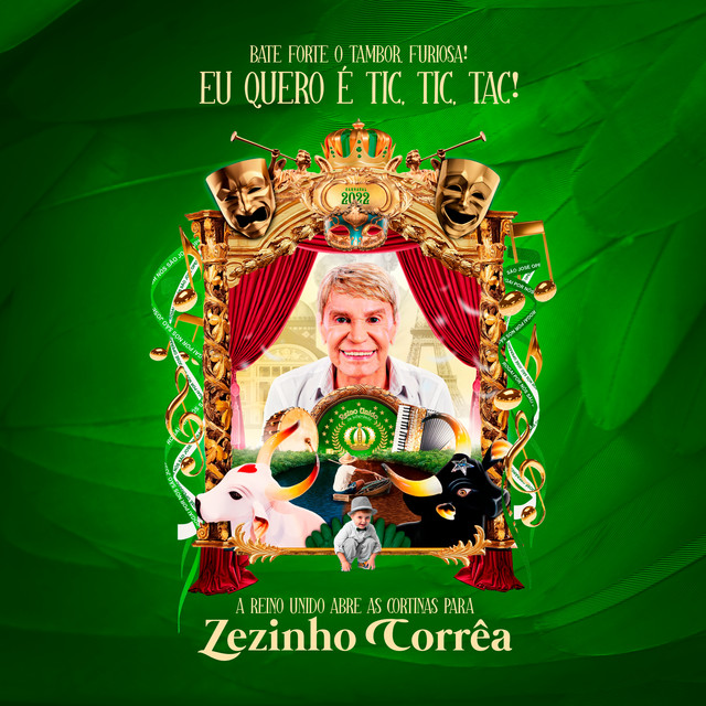 Bate forte o tambor furiosa! Eu quero é tic tic tac! A Reino Unido abre as cortinas para Zezinho Corrêa cover art