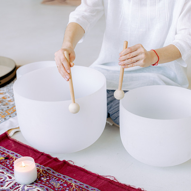 Soothing 432 Tone Crystal Bowl Sound Bath for Chakra Healing - Album by ...