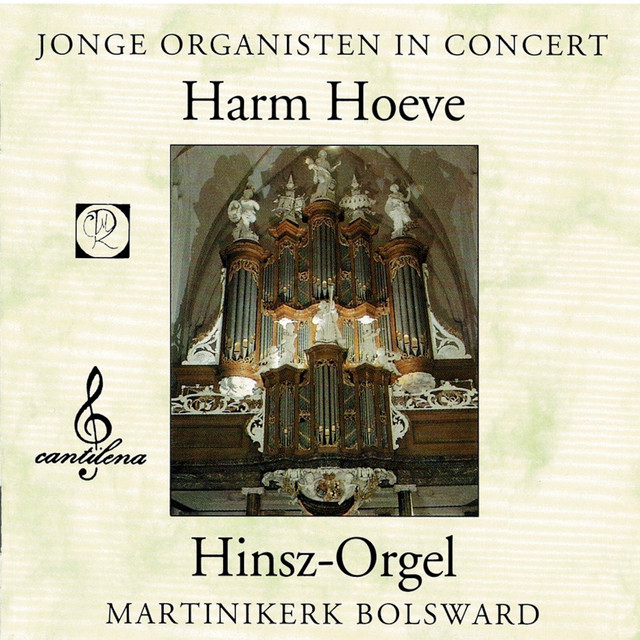 Jonge Organisten in Concert; Harm Hoeve bespeelt de Hinz-orgel van de Martinikerk, Bolswaard cover art
