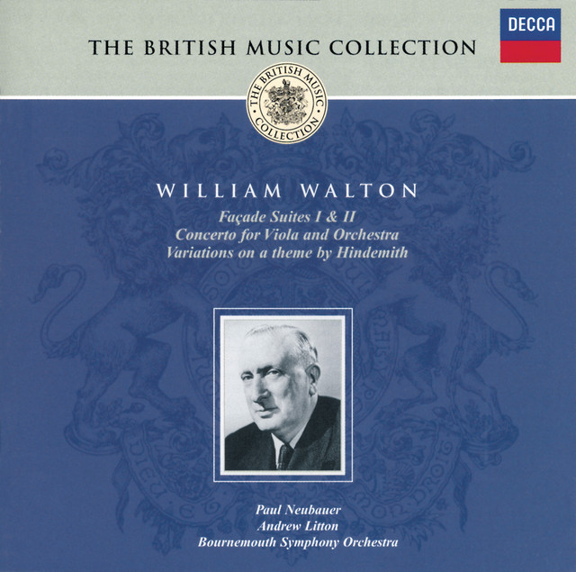 Walton: Façade; Viola Concerto; Variations on a Theme by Hindemith