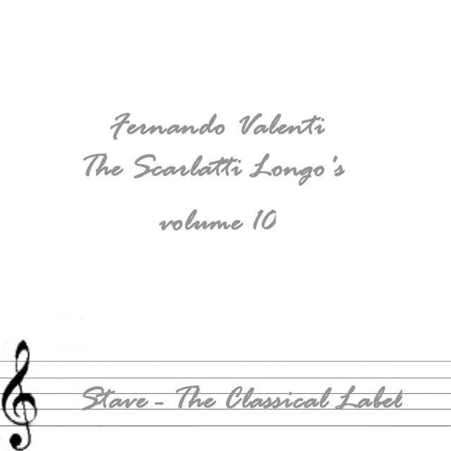 Scarlatti Longos Volume 10 cover art
