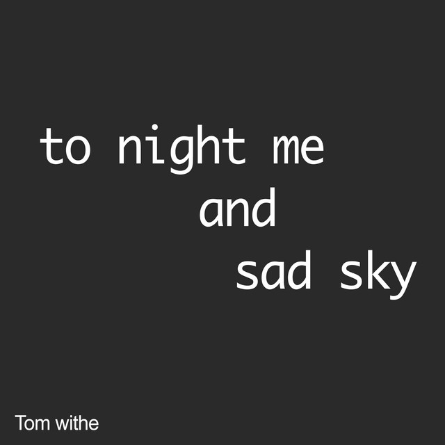 to night me and sad sky (Instrumental Version) cover
