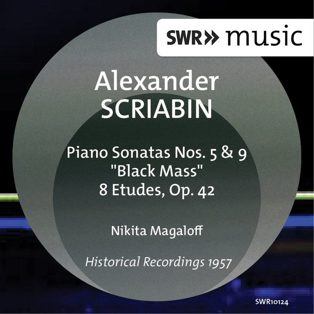 Scriabin: Piano Sonatas Nos. 5 & 9, "Black Mass" & 8 Etudes, Op. 42 cover art