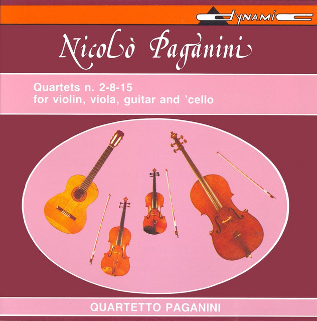 Paganini: Guitar Quartets Nos. 2, 8 and 15