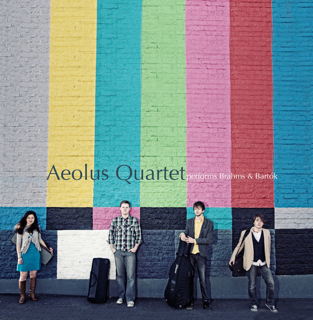 Aeolus Quartet performs Brahms and Bartok cover art