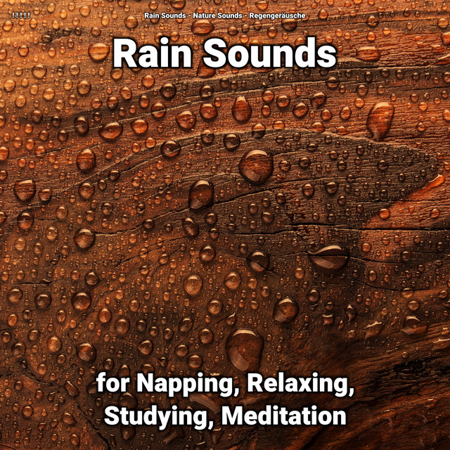 ! ! ! ! ! Rain Sounds for Napping, Relaxing, Studying, Meditation cover art