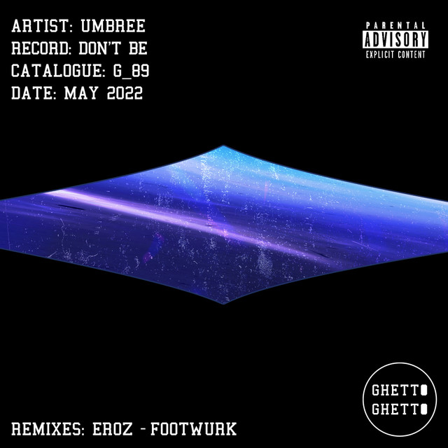 Don't Be cover art