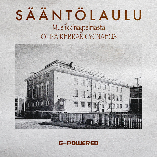 Sääntölaulu (Musiikkinäytelmästä Olipa kerran Cygnaeus) cover art