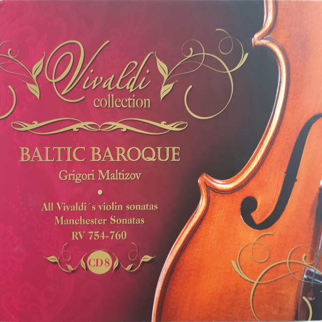 Vivaldi Collection 8 Manchester Sonatas RV 754 - 760 from Baltic Baroque / Grigori Maltizov cover art