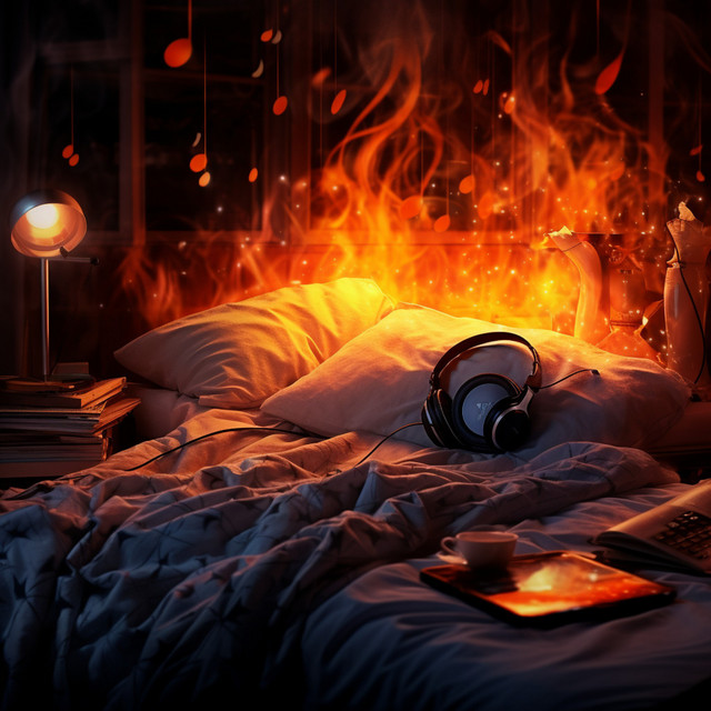 Binaural Fire Sleep: Gentle Ember Harmonies cover art