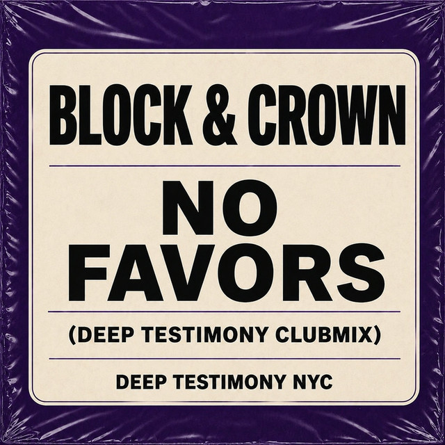 No Favors (Deep Testimony Clubmix) album image