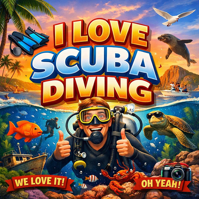 I Love Scuba Diving cover art