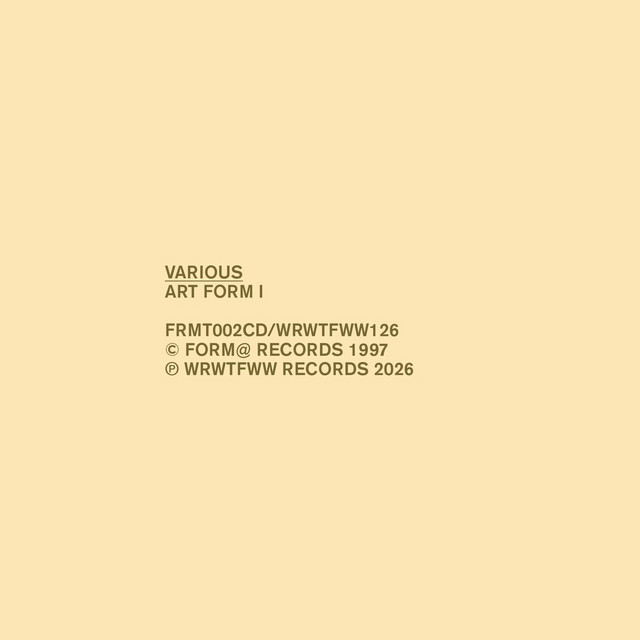 Art Form I cover