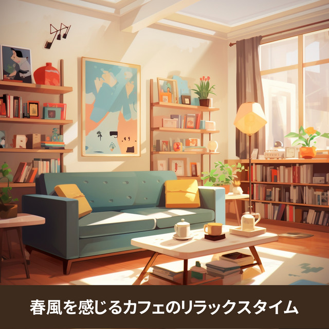春風を感じるカフェのリラックスタイム cover art