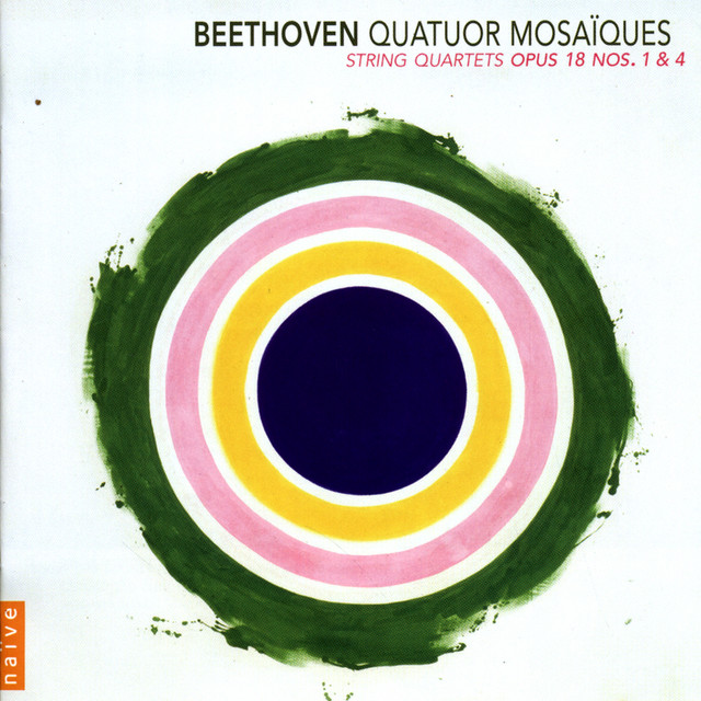 Beethoven (String Quartets op.18, n°1 & 4) cover art