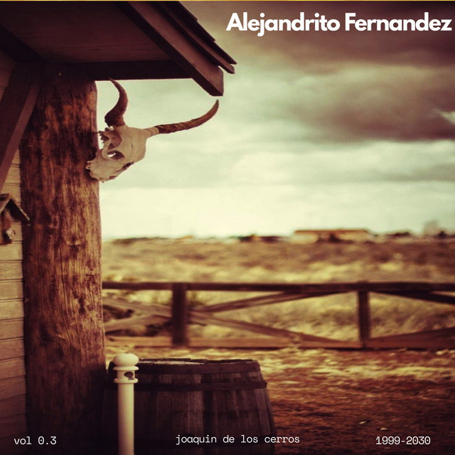 Album cover for Lágrimas en la Frontera by Alejandrito Fernández