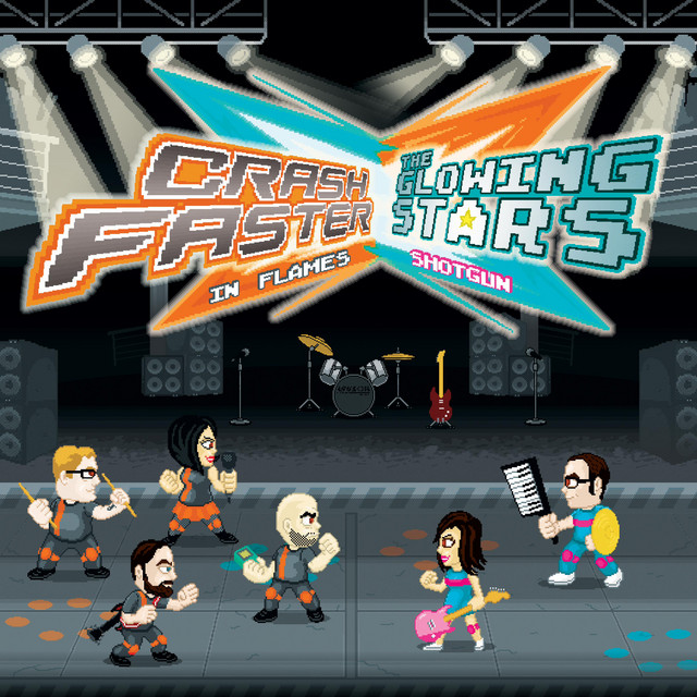 crashfaster vs The Glowing Stars cover