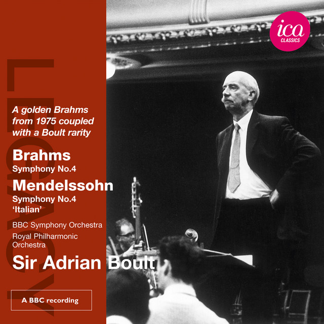 Brahms: Symphony No. 4 - Mendelssohn: Symphony No. 4, "Italian" (Live, 1975)