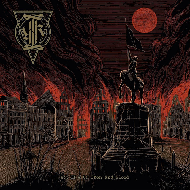 Omslag för Act II - Of Iron And Blood av Lömsk
