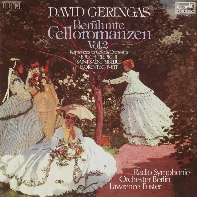 Bruch, Sibelius, Schmitt, Saint-Saens, Respighi: Celloromanzen / Romances for Cello & Orchestra cover art