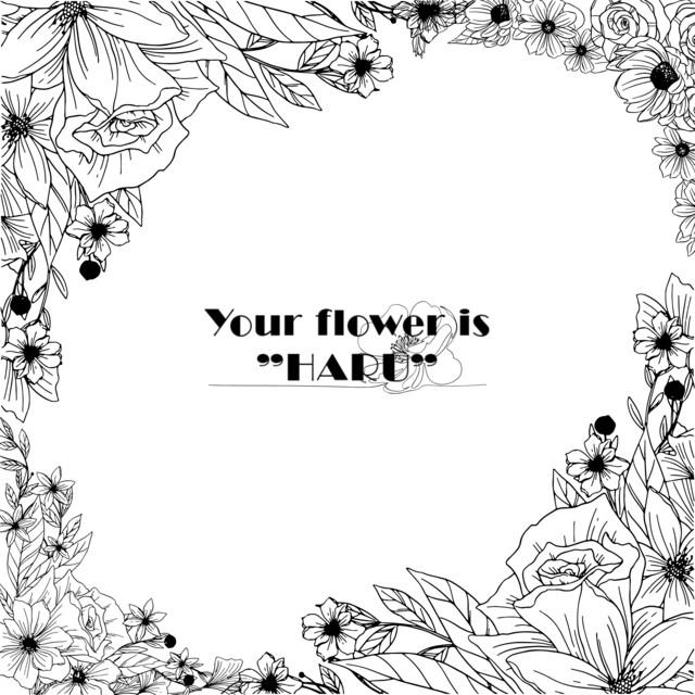 Your flower is 