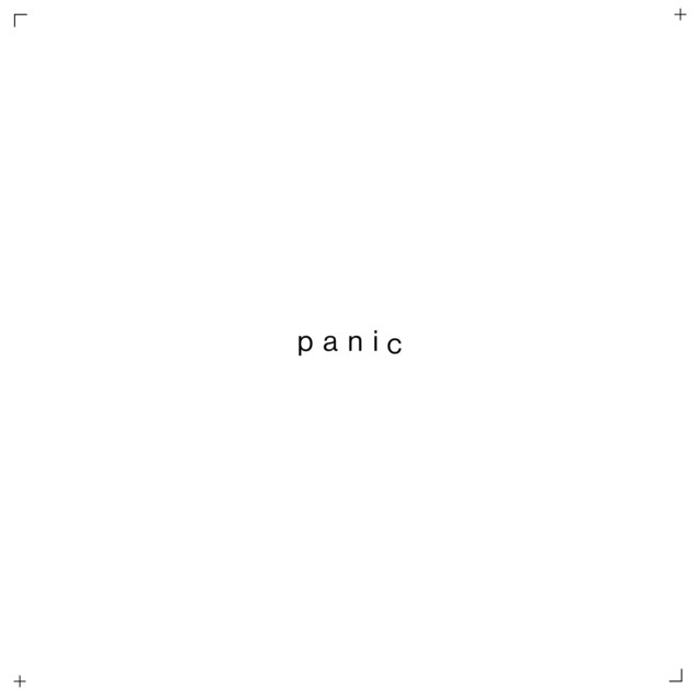 Panic artwork