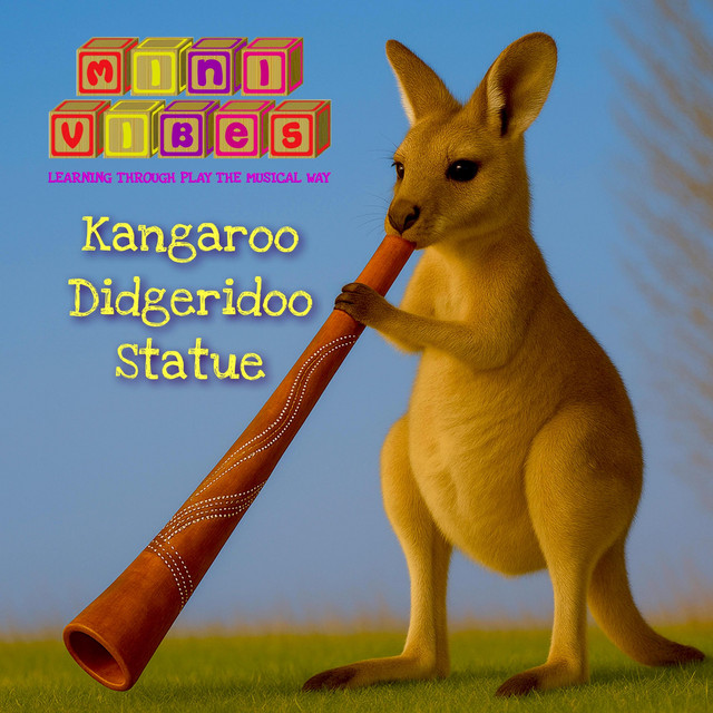 Kangaroo Didgeridoo Statue cover