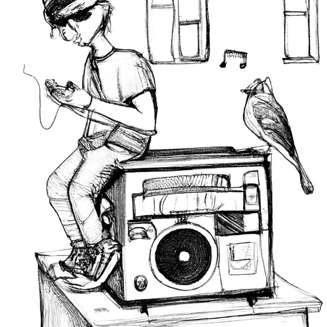 Hey little bird cover art