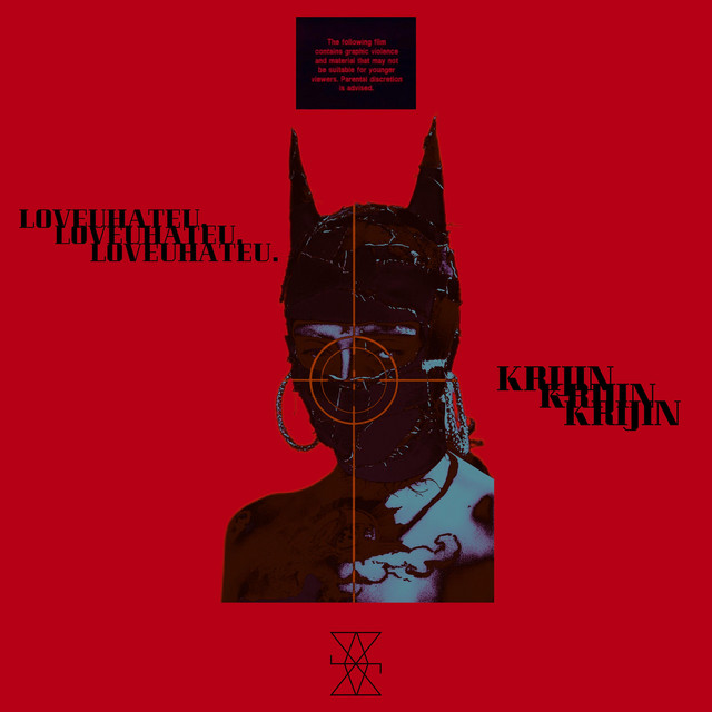 Обкладинка: LOVEuHATEu. — KRIJIN