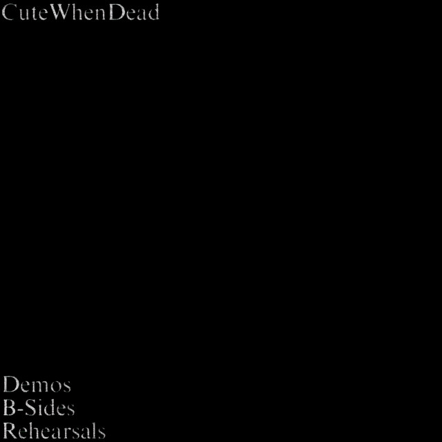 Demos / B-Sides / Rehearsals, Vol. 1 cover art