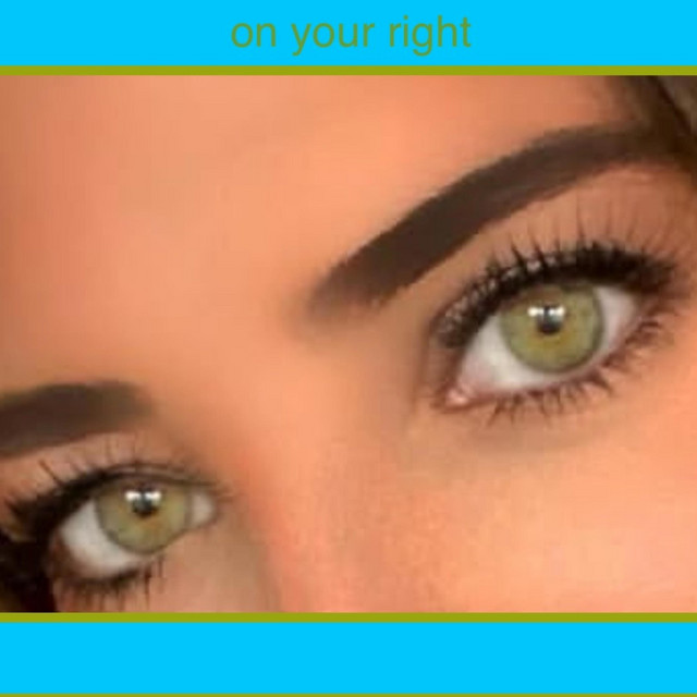 On your right