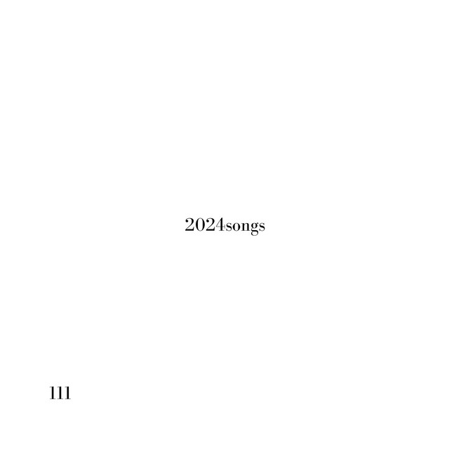 2024songs cover art