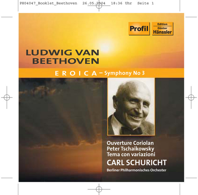 Beethoven: Symphony No. 3 / Overture To Collin's Coriolan / Tchaikovsky: Suite No. 3
