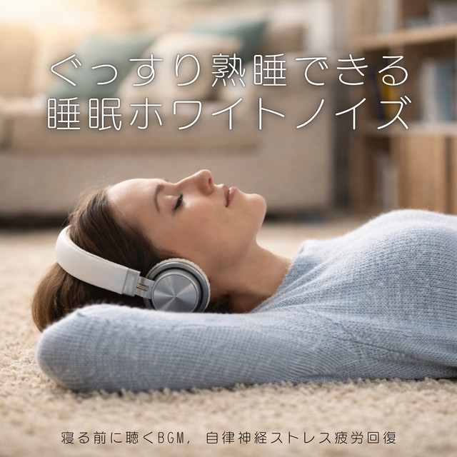 Deep Sleep White Noise - Bedtime BGM, Autonomic Nervous System Stress and Fatigue Recovery cover art