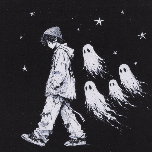 a ghost story. cover art