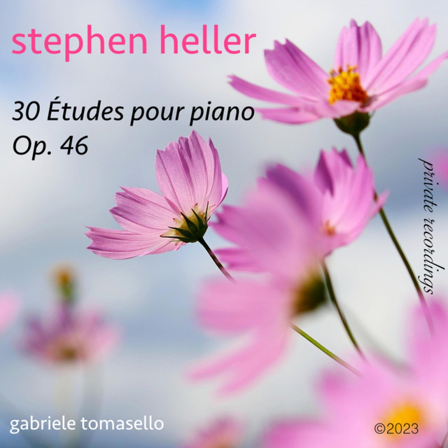 Stephen Heller: 30 Études mélodiques et progressives pour piano Op. 46 - piano Erard cover art