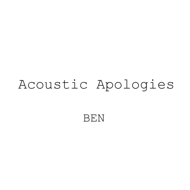 Acoustic Apologies cover art